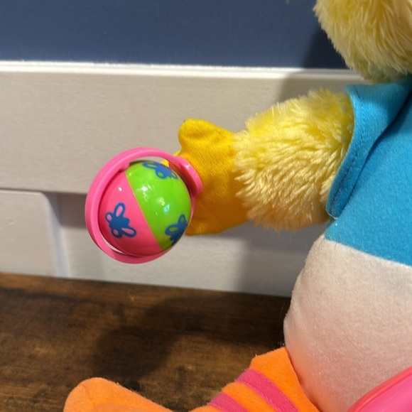 Vintage Playskool Sesame Street Baby Big Bird Plush 14.5" Crinkle Rattle Squeak - Picture 4 of 11